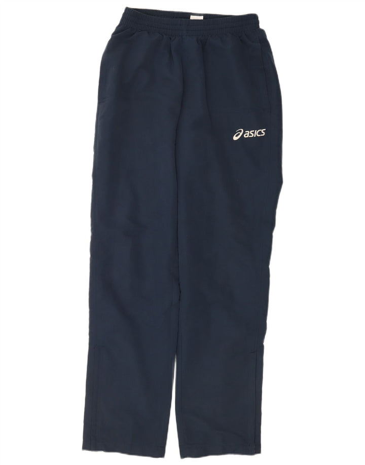 Calça de treino masculina Asics poliéster azul marinho médio