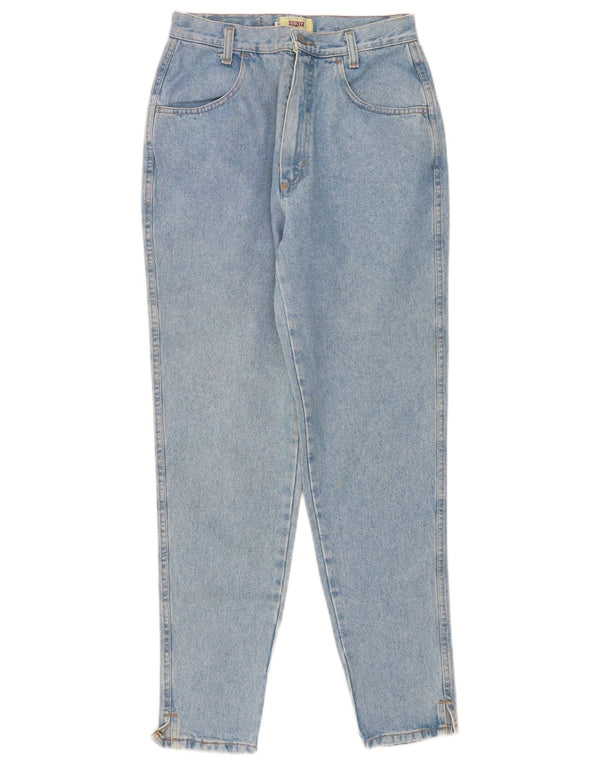Calça jeans feminina Sisley cintura alta W30 L30 azul algodão