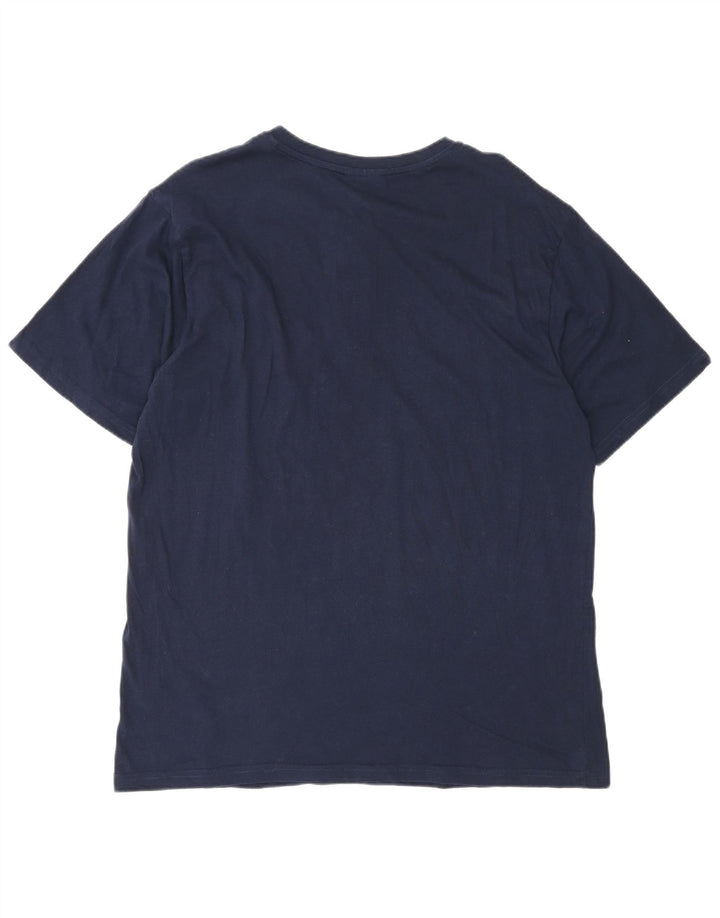 Camiseta masculina Fila Top XL algodão azul marinho