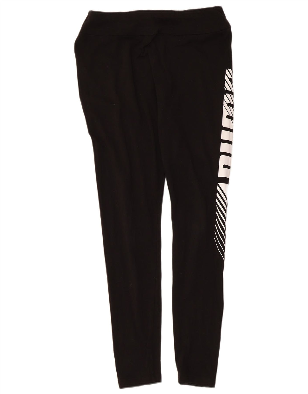 Leggings Puma Feminino UK 12 Médio Algodão Preto