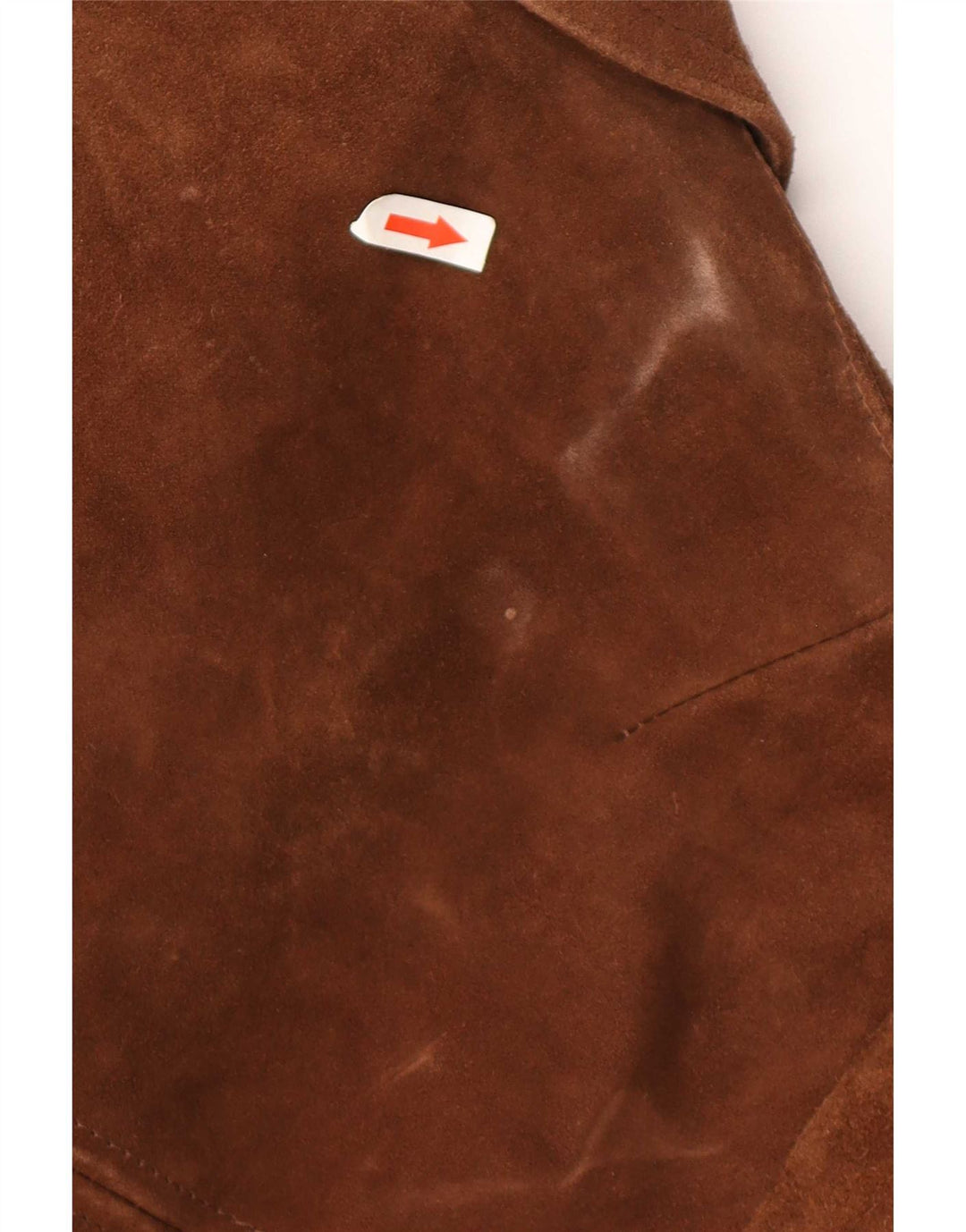 Jaqueta masculina vintage de camurça UK 36 pequena marrom