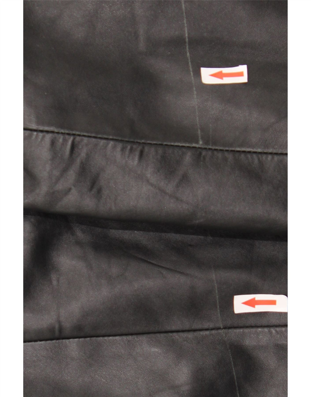 Casaco de couro feminino Helium UK 10 pequeno preto