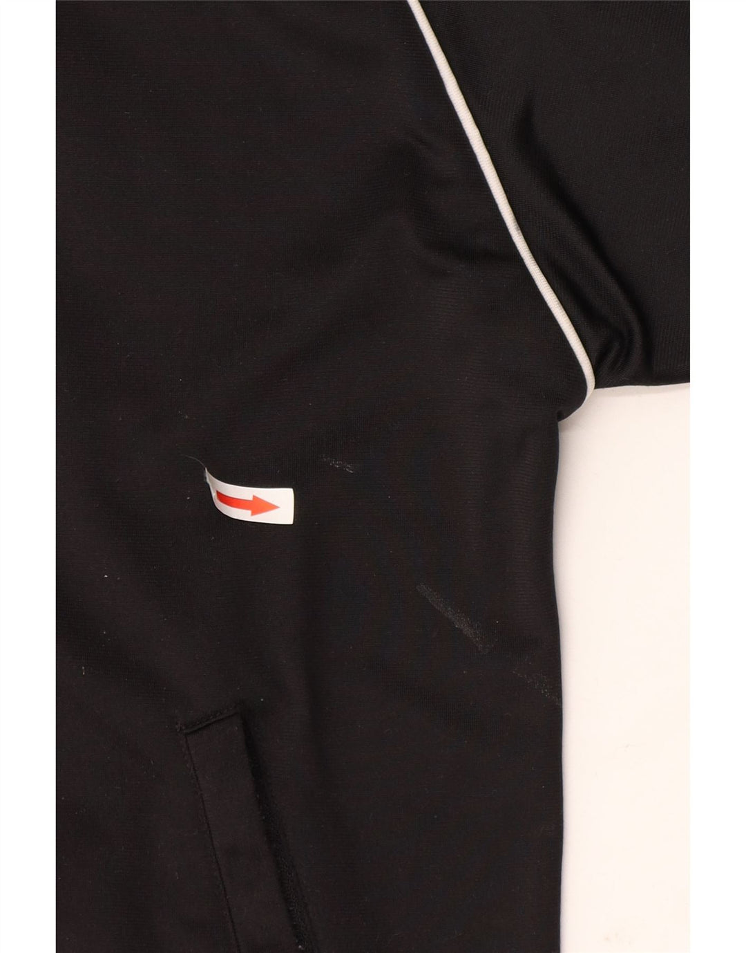Reebok masculino gráfico manga curta agasalho top jaqueta médio preto