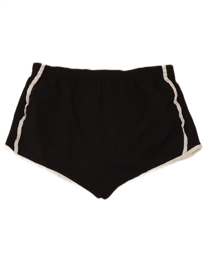 Shorts esportivos regulares femininos Reebok grandes bloco colorido preto