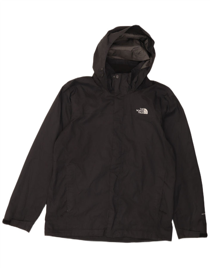 Jaqueta de chuva masculina com capuz THE NORTH FACE Reino Unido 40 grande poliéster preto