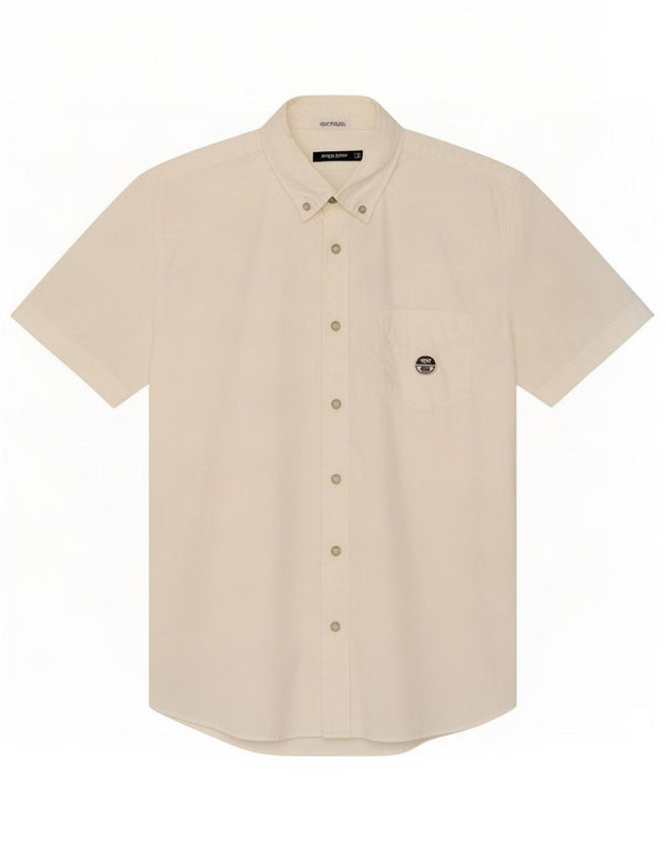 Camisa masculina de manga curta North Sails grande algodão branco