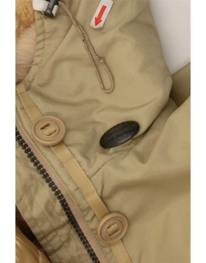Casaco acolchoado com capuz feminino PEUTEREY IT 42 bege médio