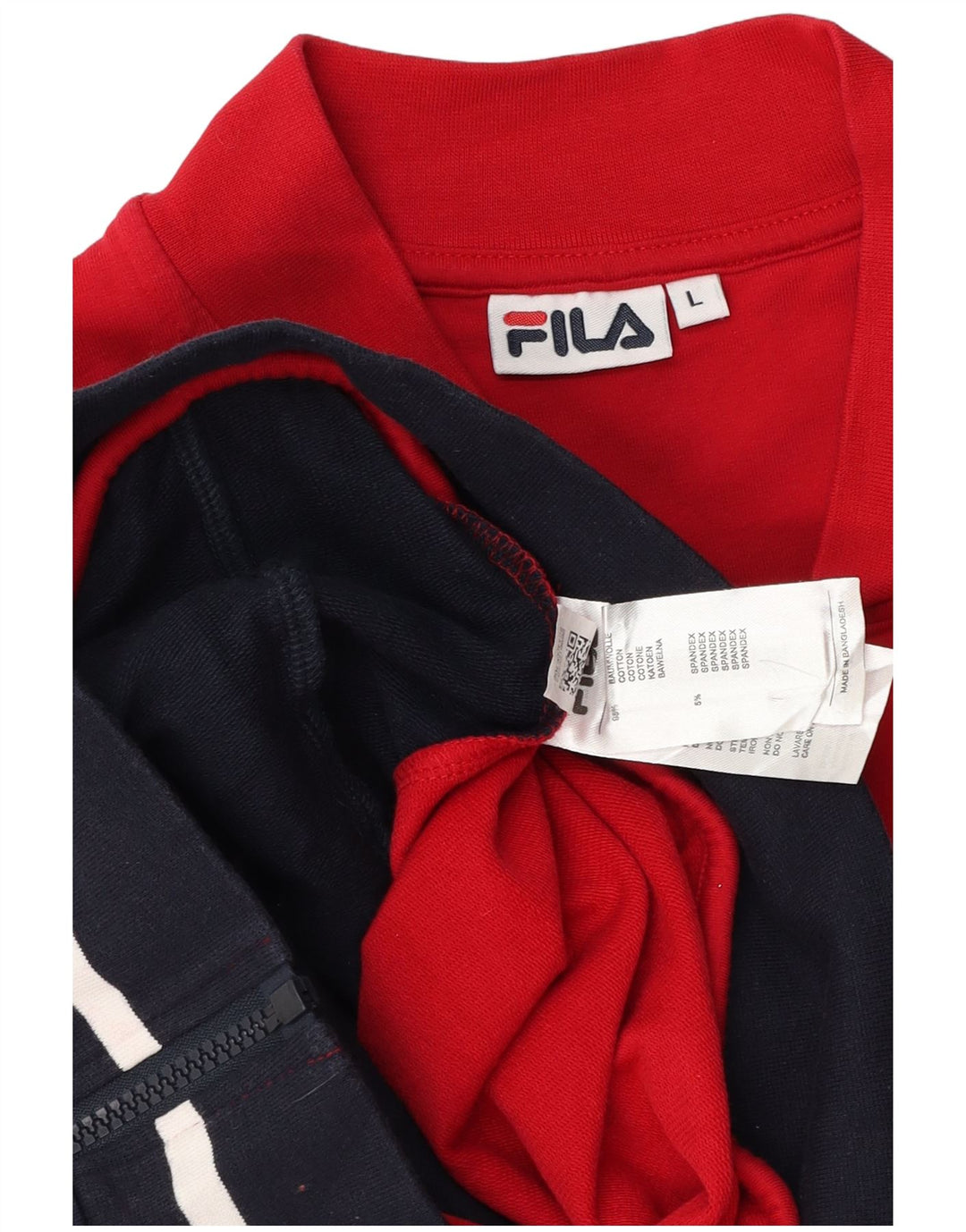 Fila Womens Tracksuit Top Jacket UK 16 Grande Colorblock Multicolorido