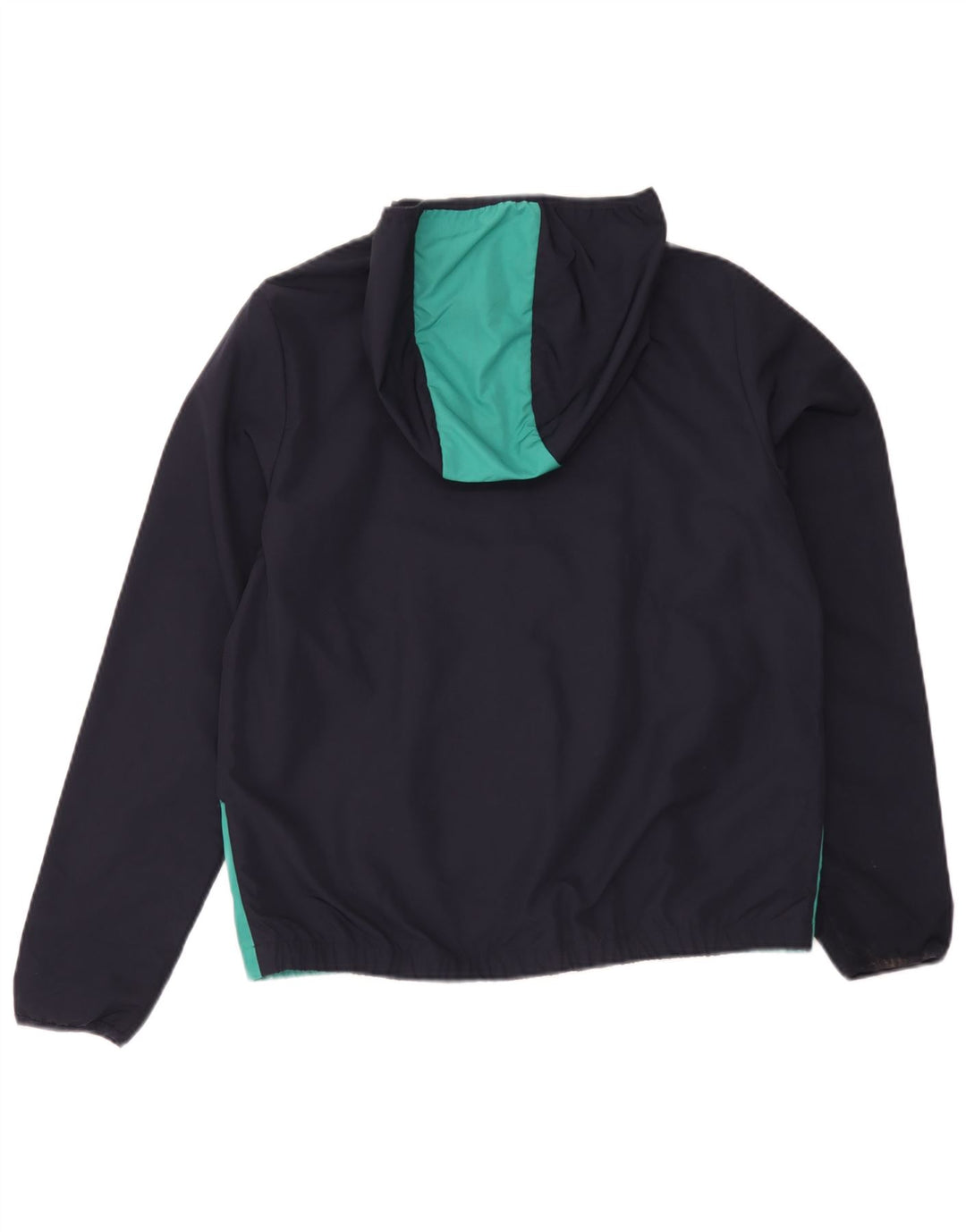Jaqueta de chuva com capuz Lacoste Menino 15-16 anos Azul marinho Colourblock Poliéster