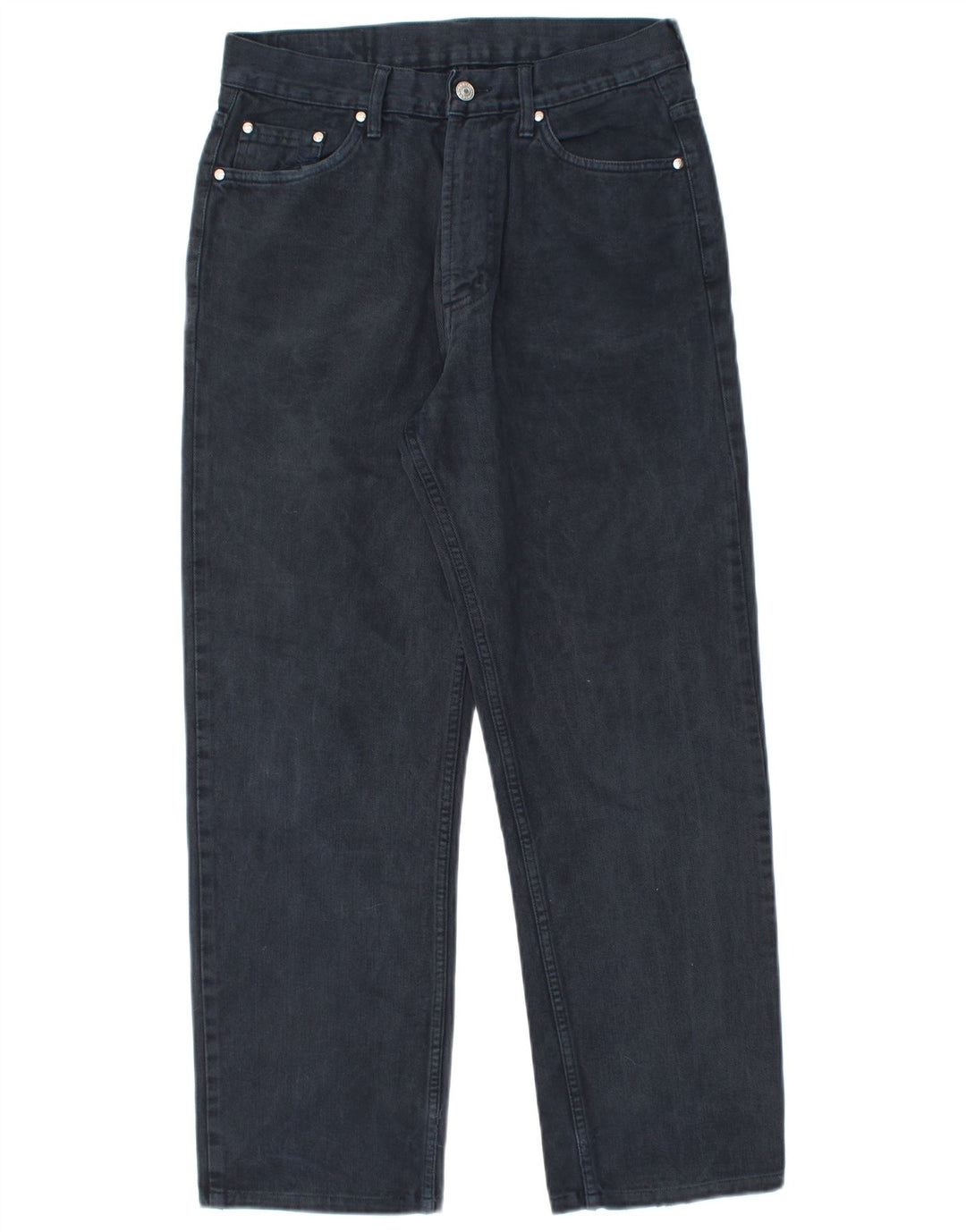 Carrera Mens Straight Jeans IT 46 Pequeno W31 L27 Azul Marinho Algodão