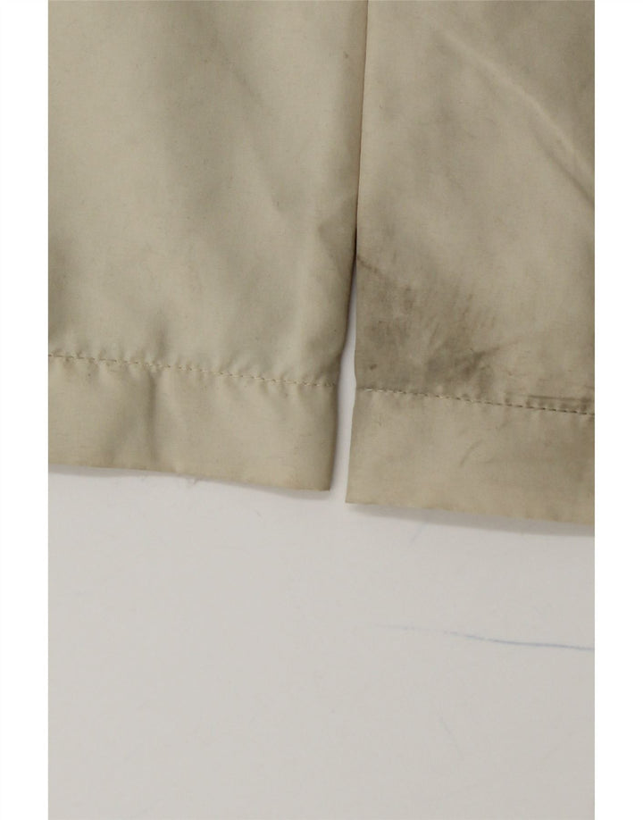 Calça de treino feminina REEBOK UK 14 grande bege colorblock poliéster