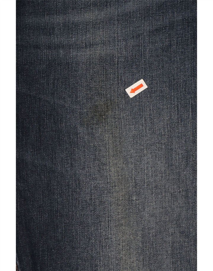 HUGO BOSS Jeans retos femininos W40 L32 algodão azul