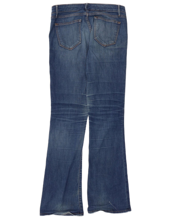 Gap feminino sexy desgastado bootcut jeans W26 L31 algodão azul