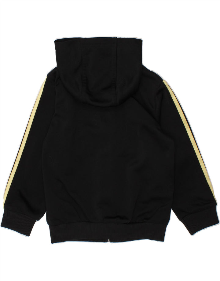 ADIDAS Baby Girls Zip Hoodie Sweater 18-24 Months Black Polyester Vintage Adidas and Second-Hand Adidas from Messina Hembry 