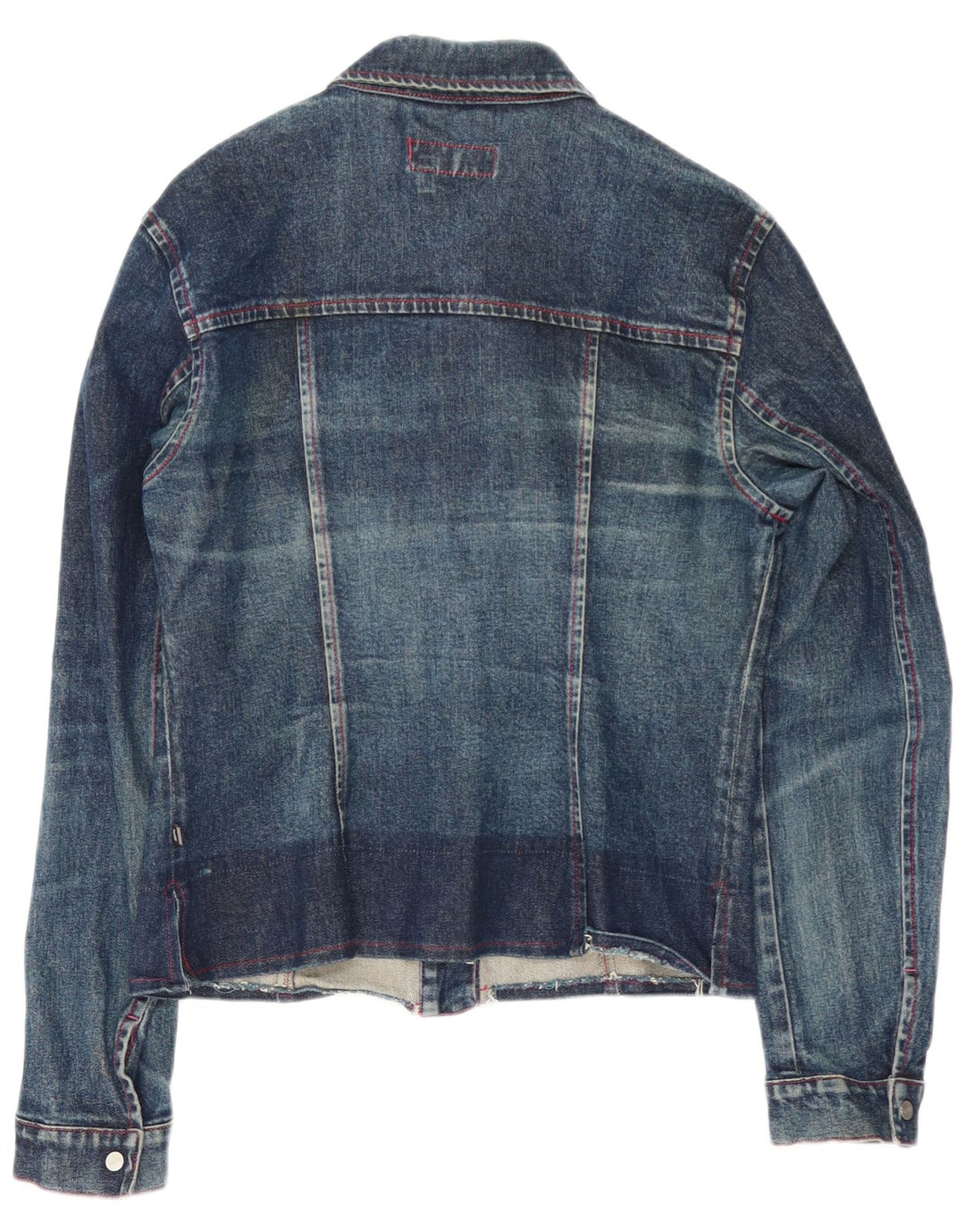 Jaqueta jeans feminina Gas UK 14 grande azul