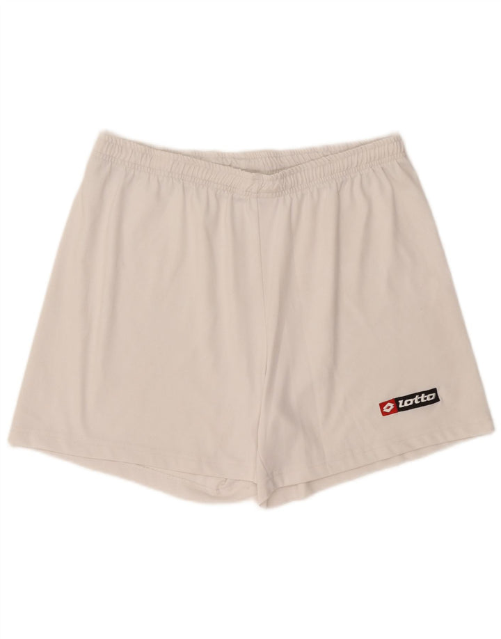 Lotto Mens Sport Shorts Grande Poliéster Branco