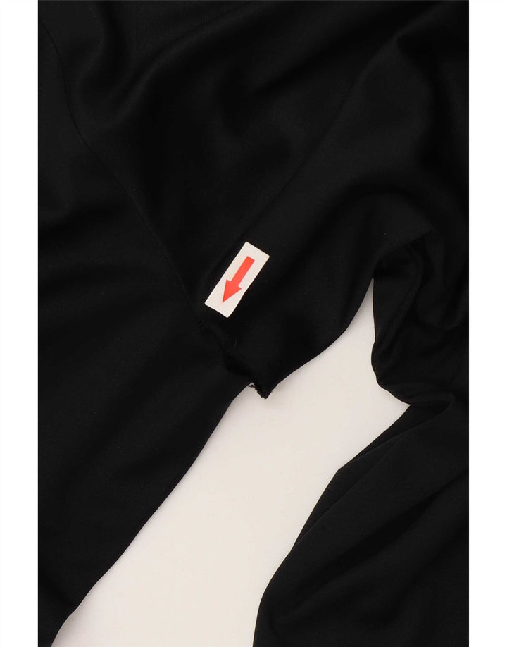 Calça de treino masculina Nike Dri Fit médio preto colorblock poliéster