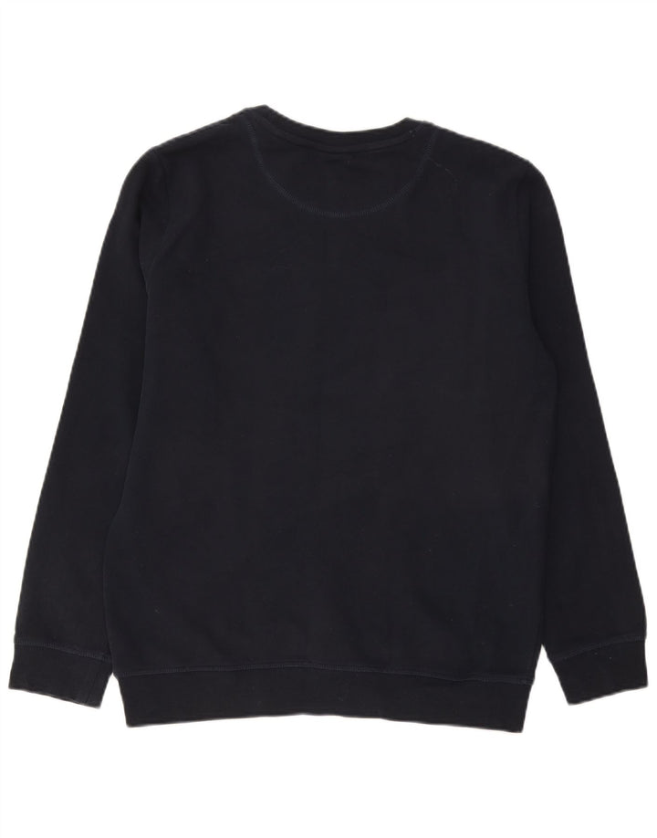 HELLY HANSEN moletom gráfico masculino Jumper XL azul marinho algodão