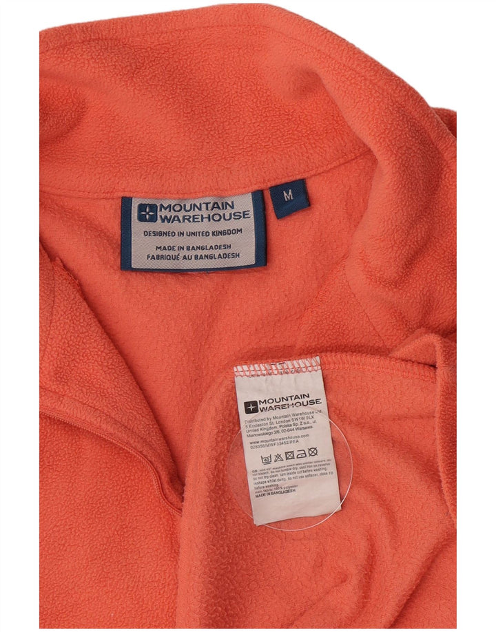 Suéter de lã feminino Mountain Warehouse com zíper e gola UK 14 rosa médio