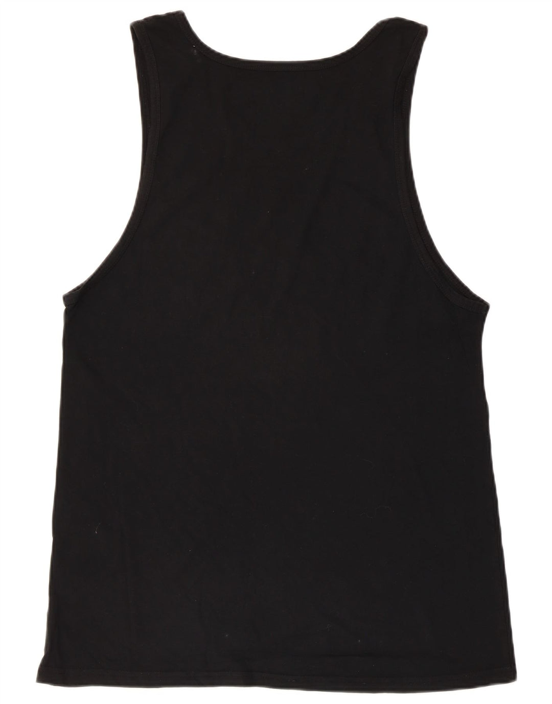 VANS Mens Graphic Vest Top Grande Algodão Preto Clássico