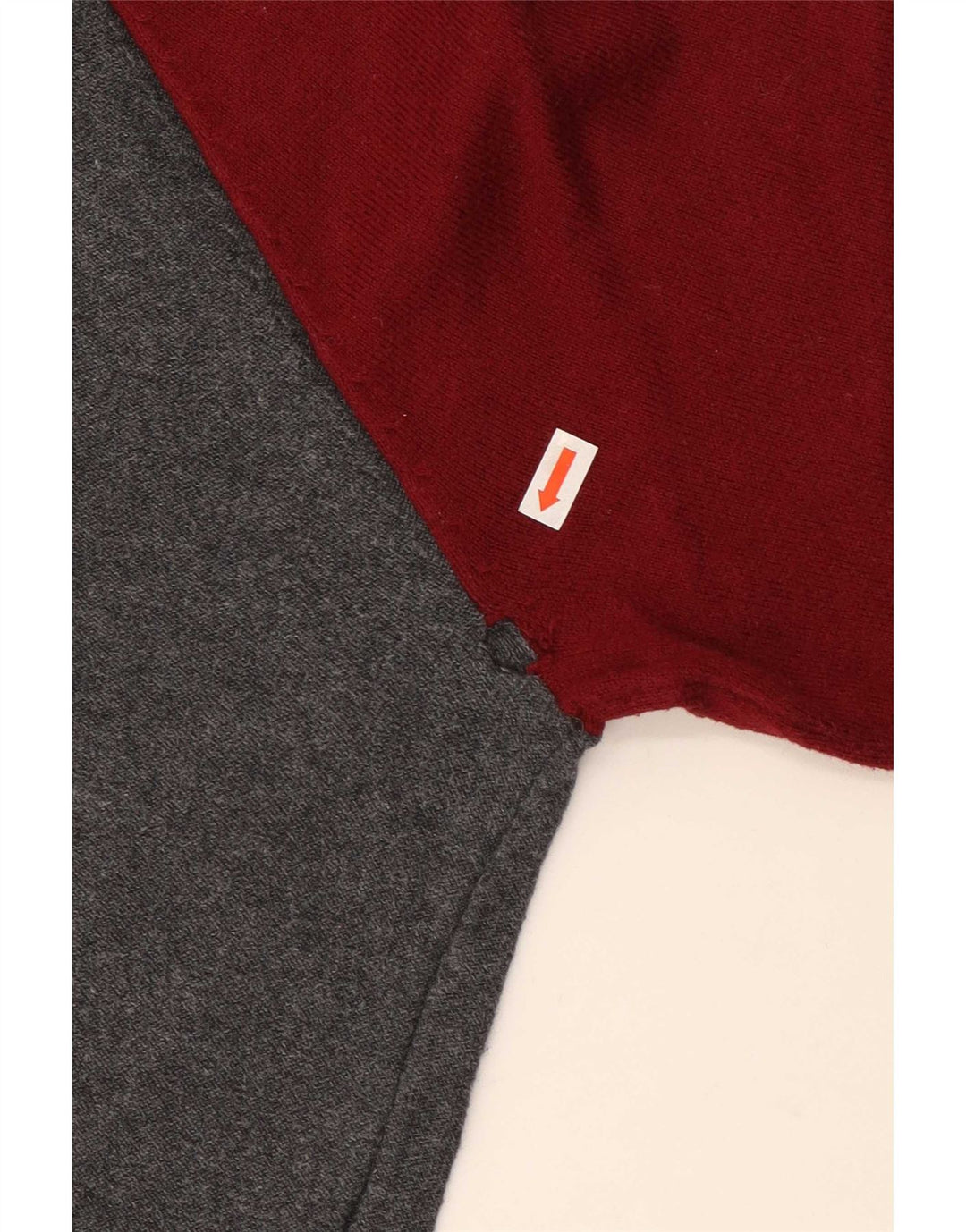 Suéter masculino Jack Wills com gola redonda e algodão colorblock cinza médio