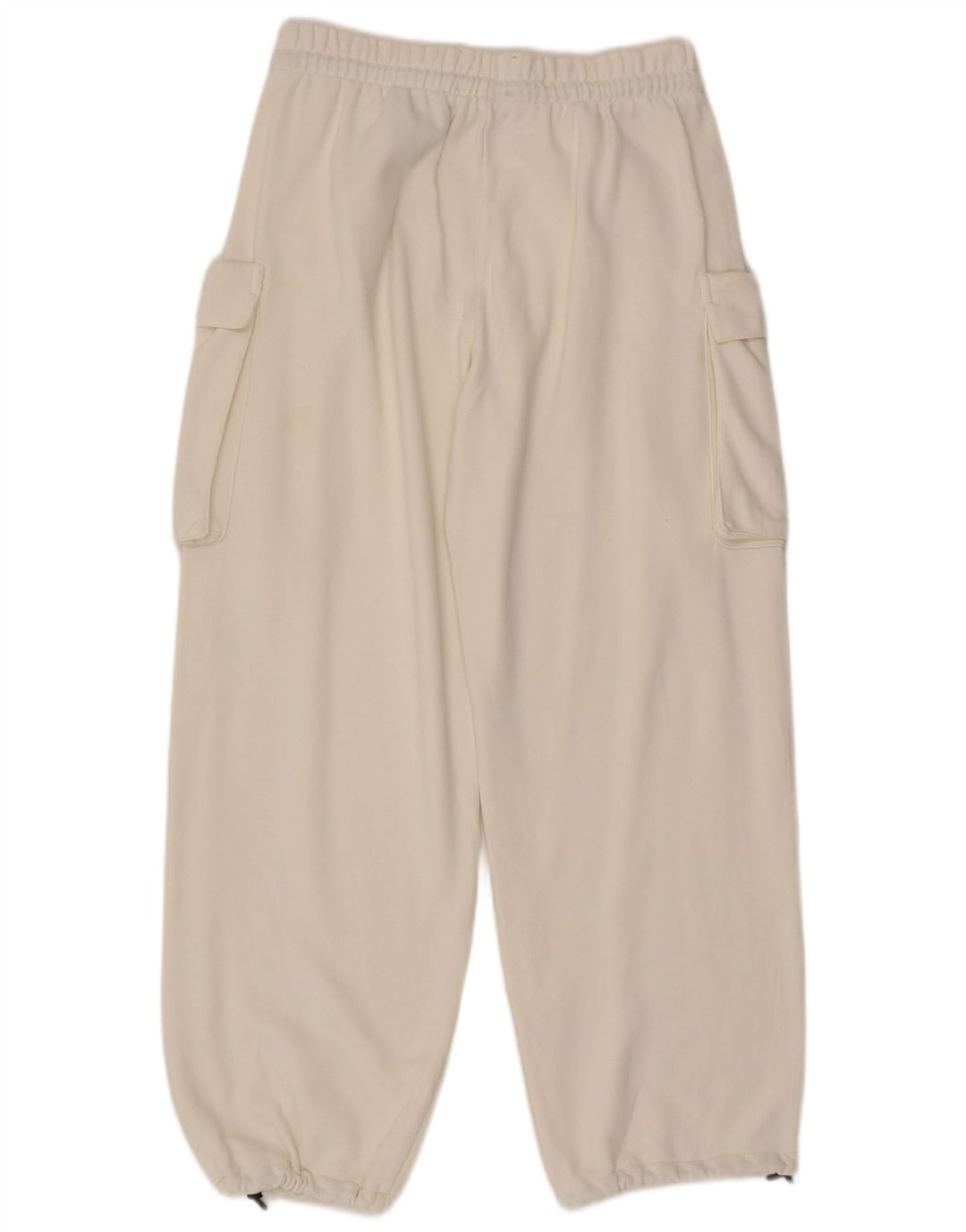 Calça de treino masculina Replay Cargo joggers pequeno algodão branco