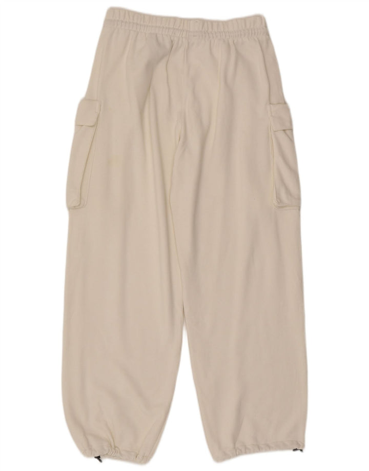 Calça de treino masculina Replay Cargo joggers pequeno algodão branco