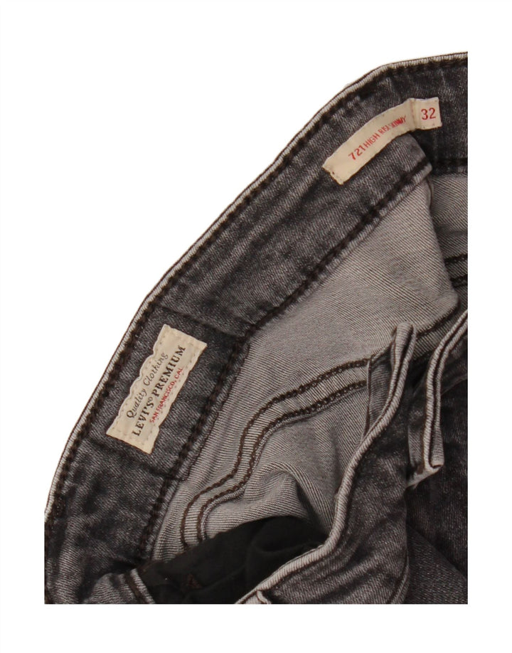 Calça jeans feminina Levi's 721 High Rise Skinny W32 L30 cinza
