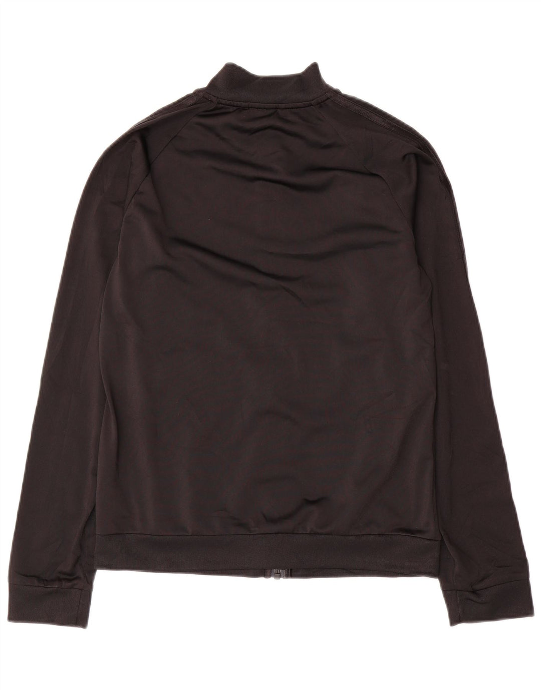 Adidas Womens Tracksuit Top Jacket UK 8/10 Pequeno Poliéster Preto