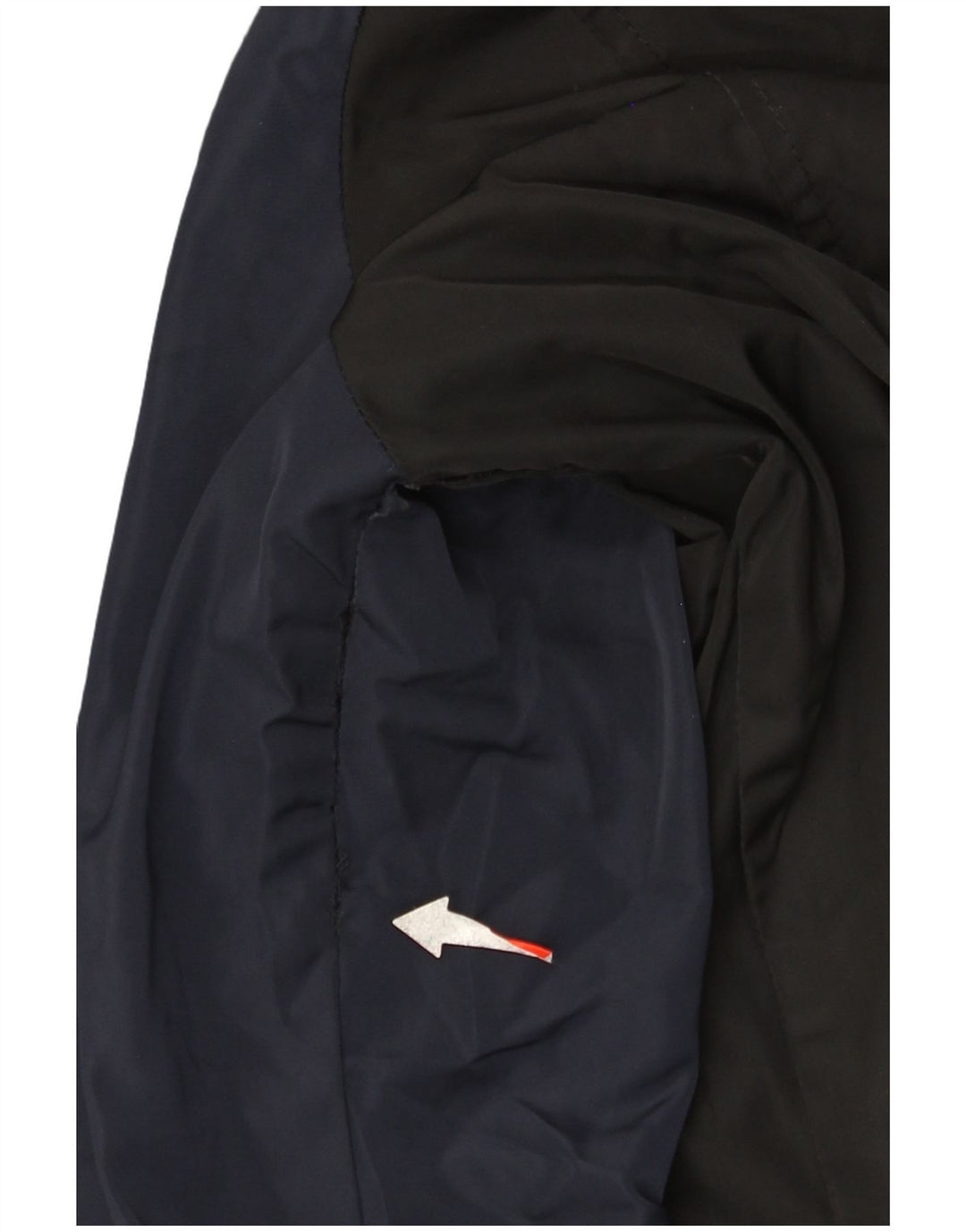 Jaqueta masculina Superdry Graphic Varsity UK 40 grande bloco colorido azul marinho