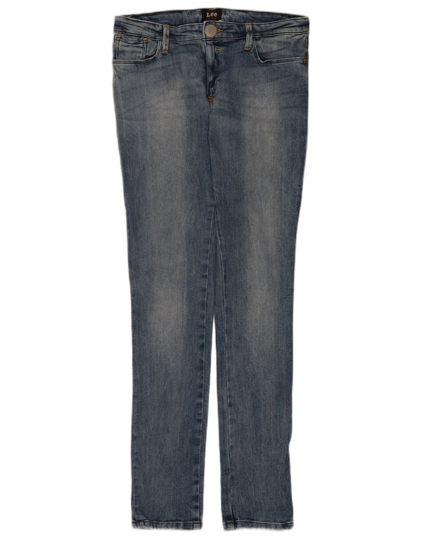 Calça jeans skinny feminina Lee cintura baixa W28 L34 algodão azul