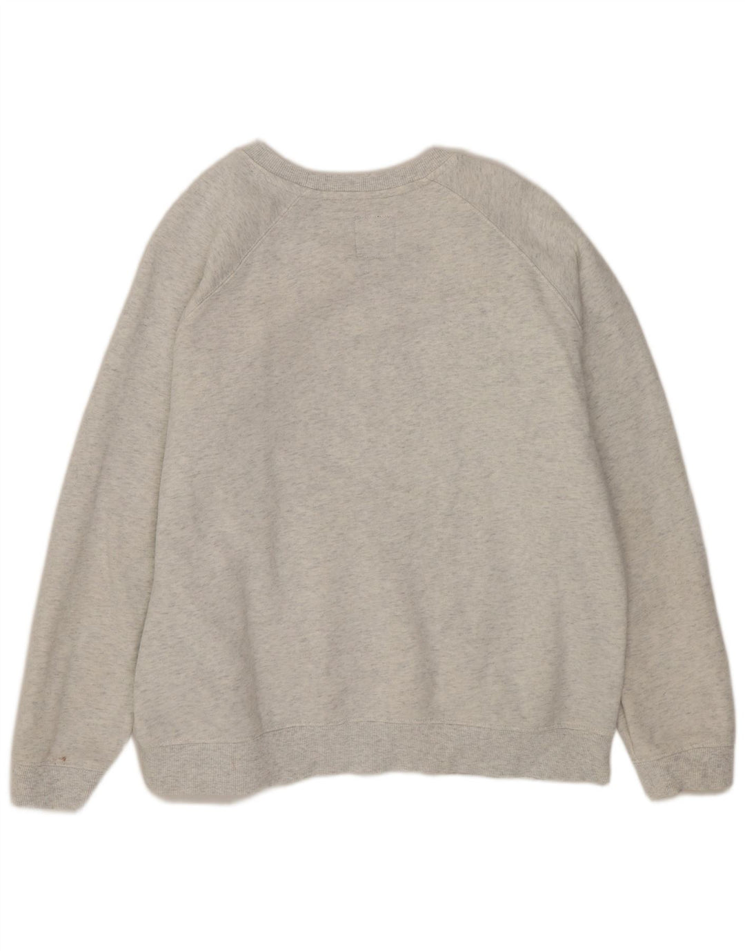 Crew Clothing moletom feminino oversized jumper UK 18 XL cinza manchado