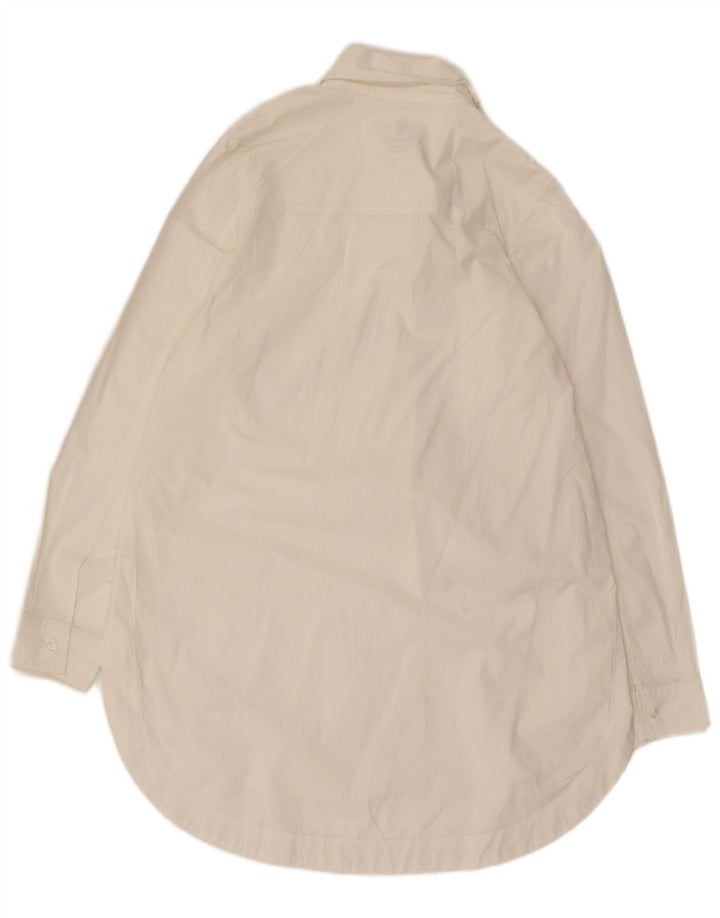 Blusa feminina Longline Avirex UK 14 médio off white