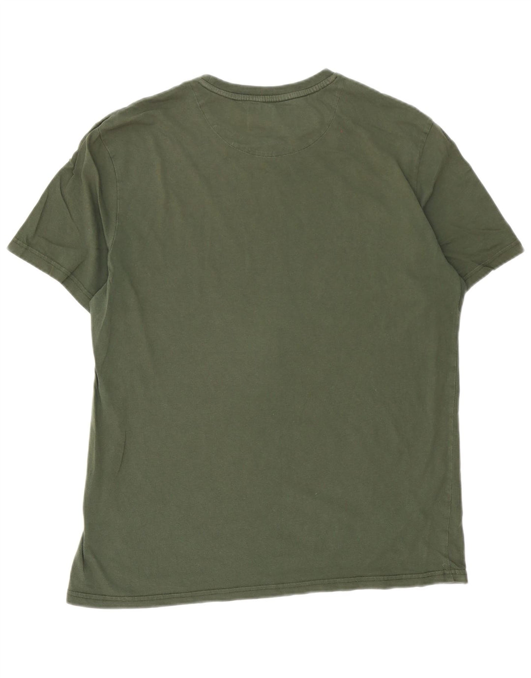 Camiseta masculina Lyle & Scott Top XL algodão cáqui