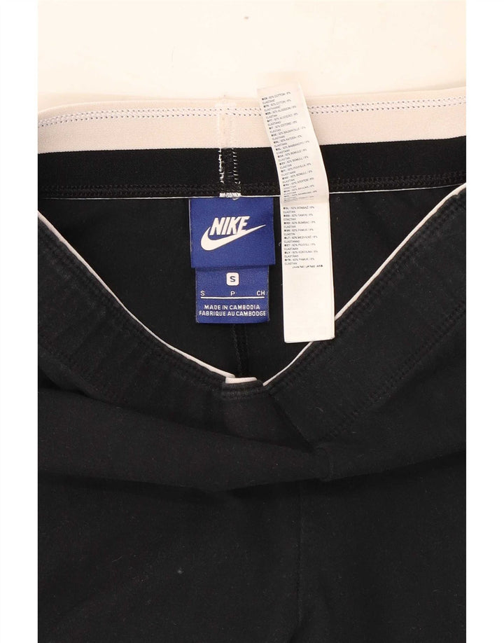 Leggings Nike Femininas Graphic UK 8 Pequenas Algodão Preto
