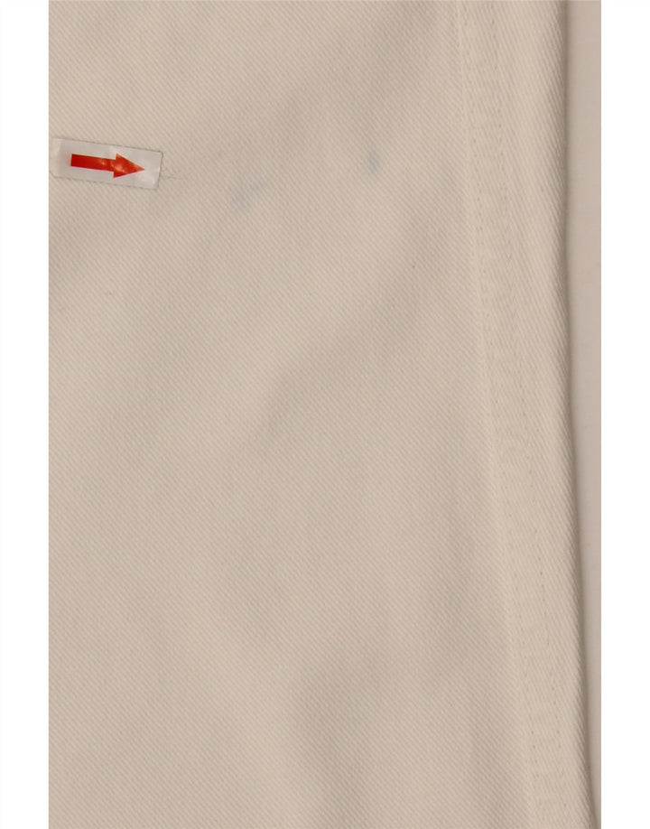 Calça jeans feminina Roy Rogers W30 L31 algodão branco
