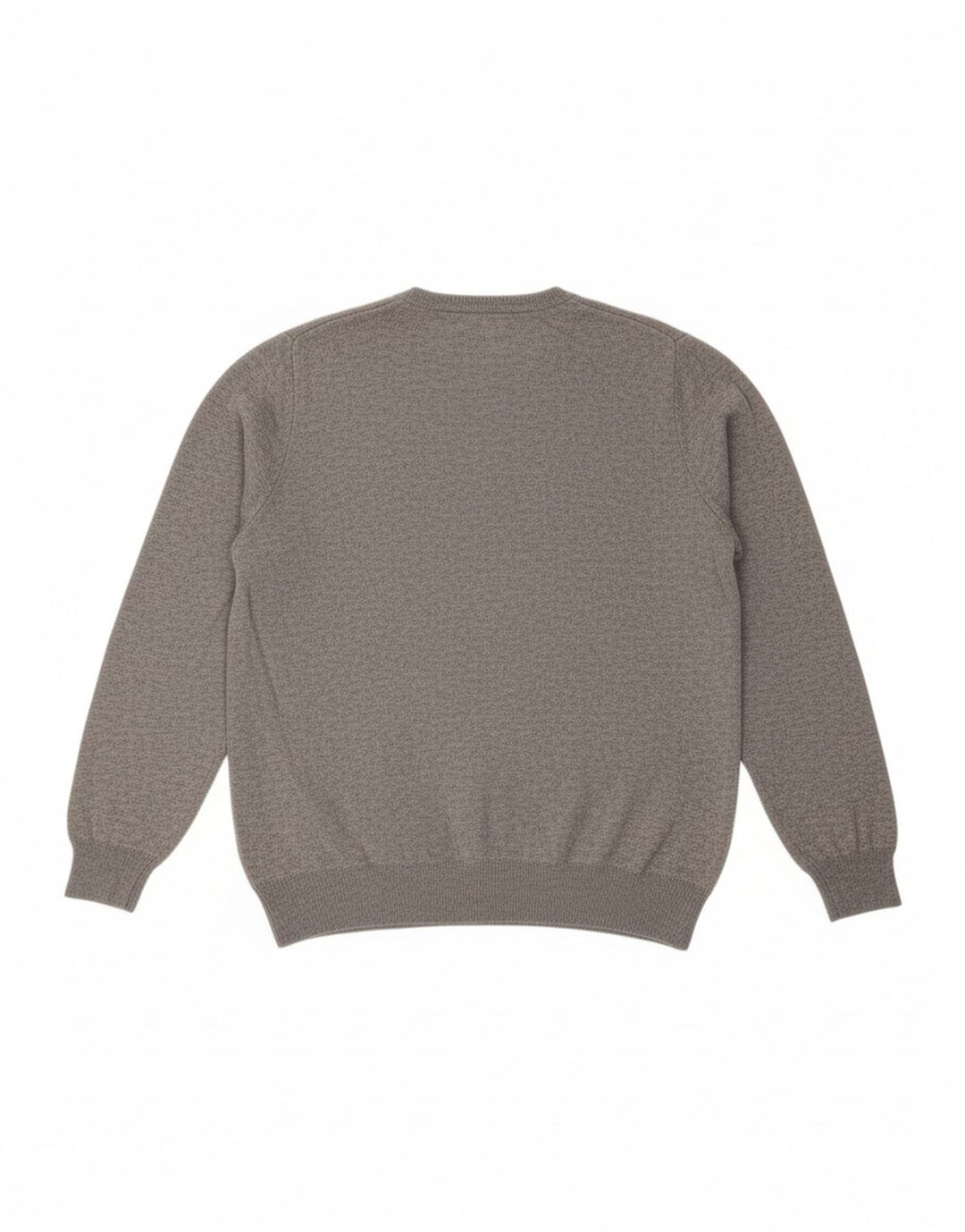 Suéter masculino com decote em V NORTH SAILS lã cinza médio