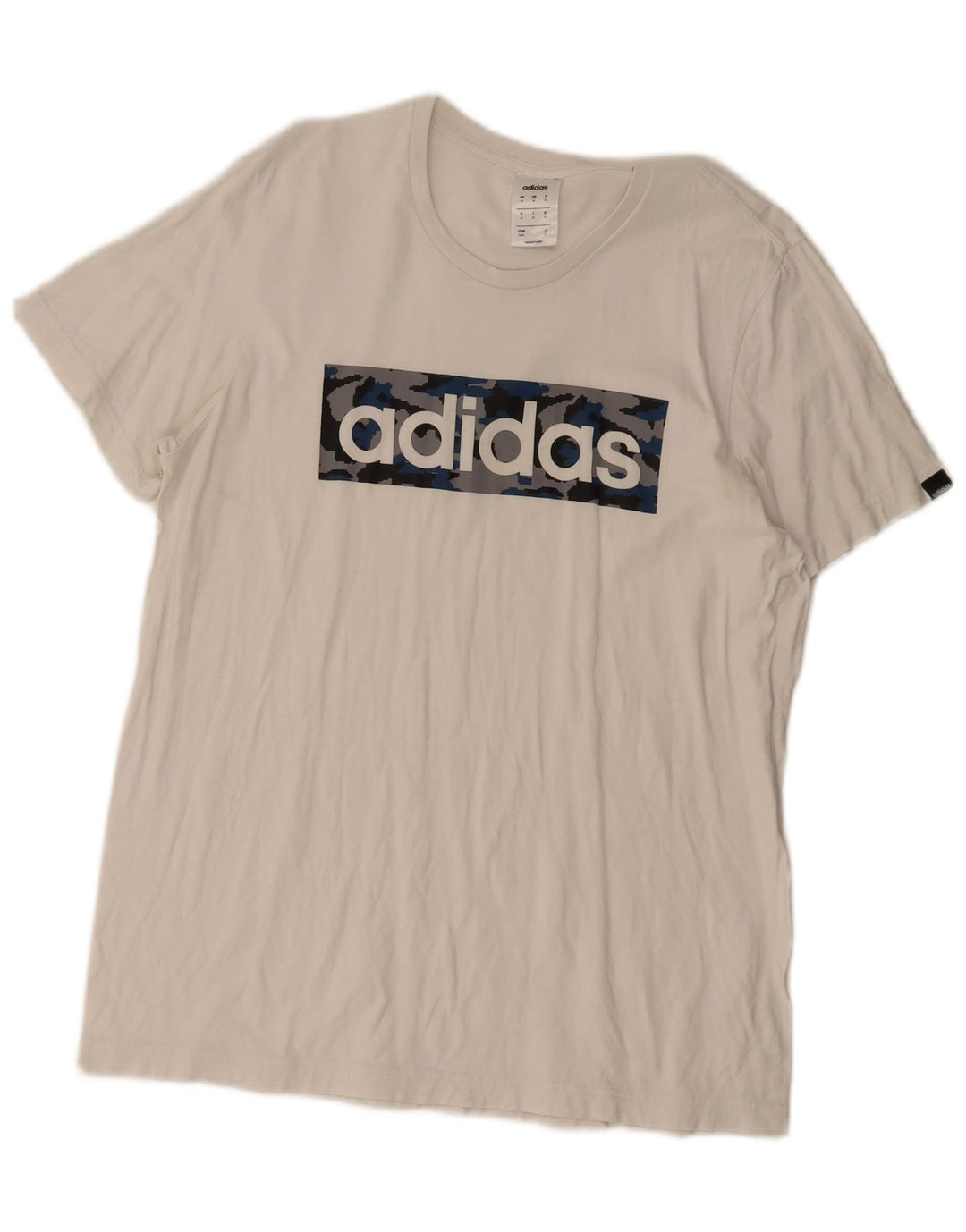 Camiseta Adidas Masculina Graphic Top Médio Branco