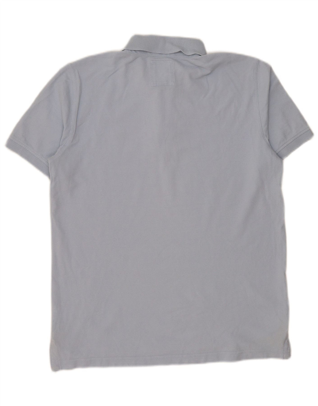 Camisa polo masculina Crew Clothing algodão azul médio