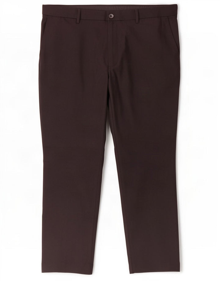 Calça Chino Slim Masculina Marks & Spencer W40 L29 Poliéster Preto