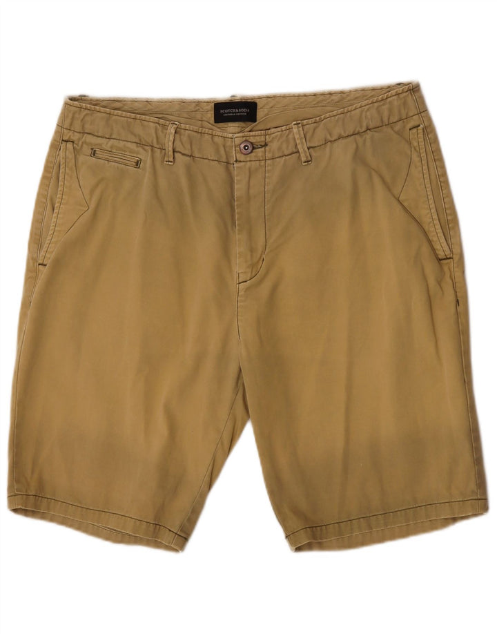 Scotch & Soda Mens Chino Shorts W34 Grande Cáqui