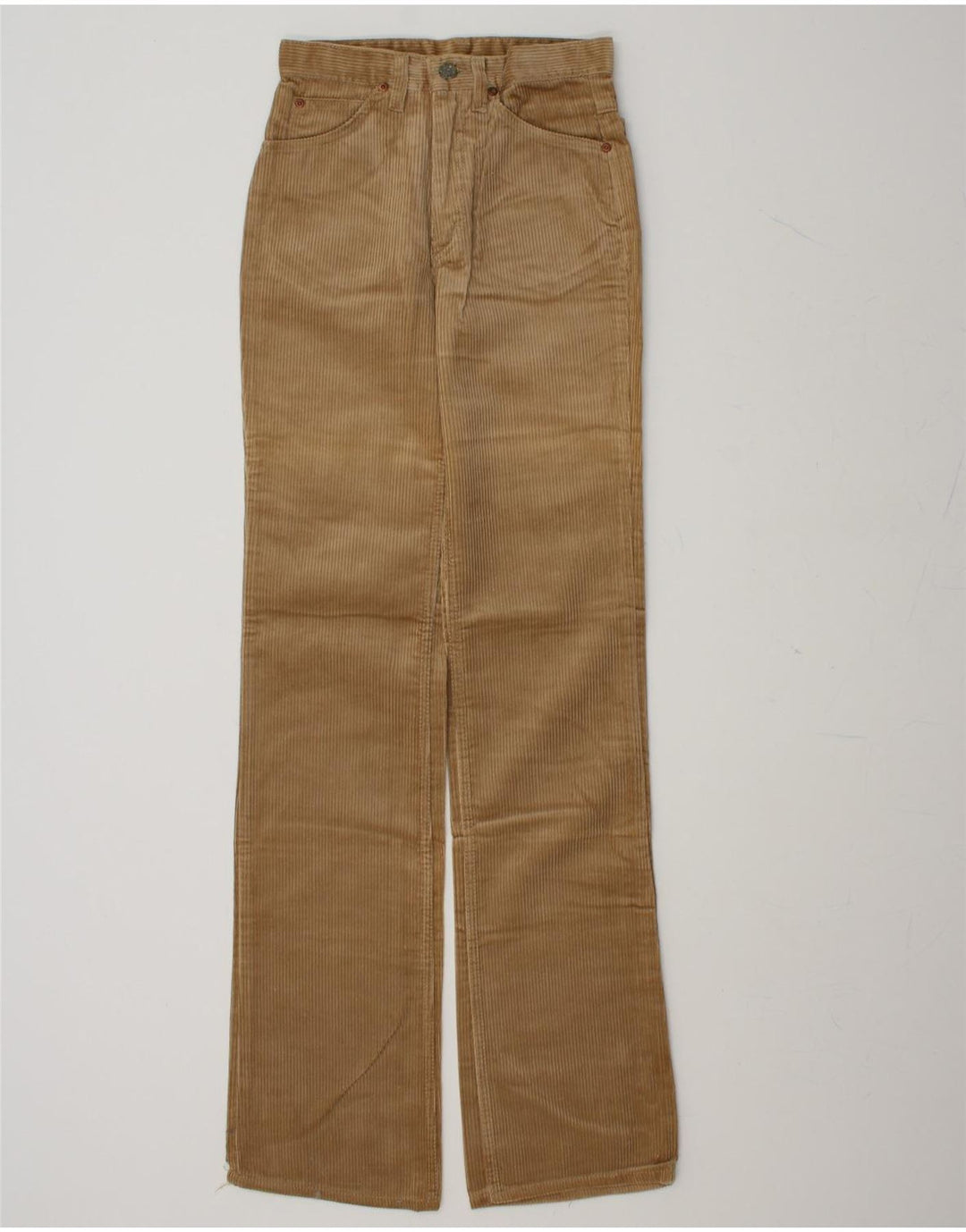 RIFLE Womens Straight Corduroy Trousers W27 L36 Brown Cotton Vintage Rifle and Second-Hand Rifle from Messina Hembry 