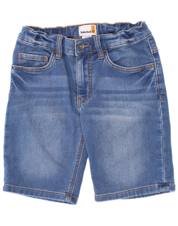 Shorts jeans Timberland Boys Regular Fit 9-10 anos W26 azul algodão
