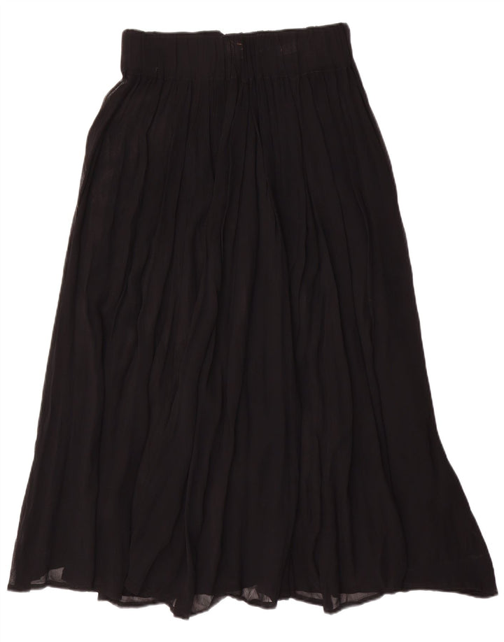 KAFKA Womens Pleated Skirt Large W30  Black