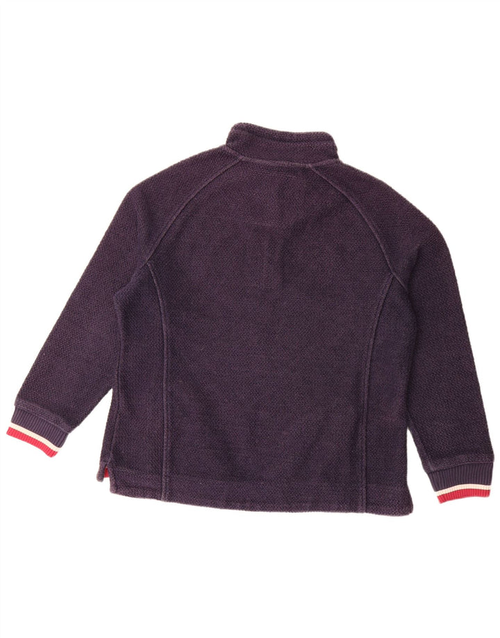 Suéter feminino Weird Fish com zíper e gola grande Reino Unido 14 grande roxo