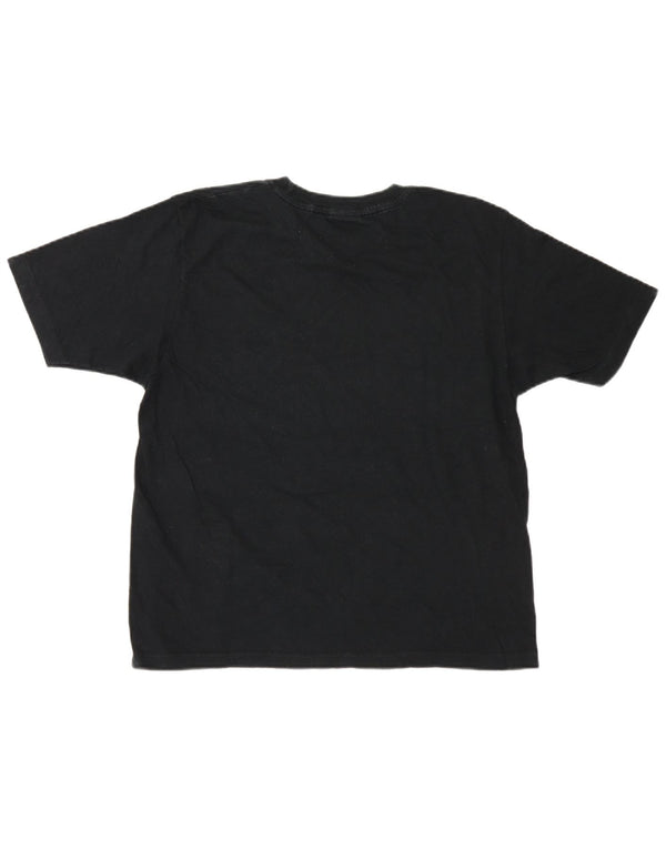 Camiseta masculina gráfica Champion Top médio preto