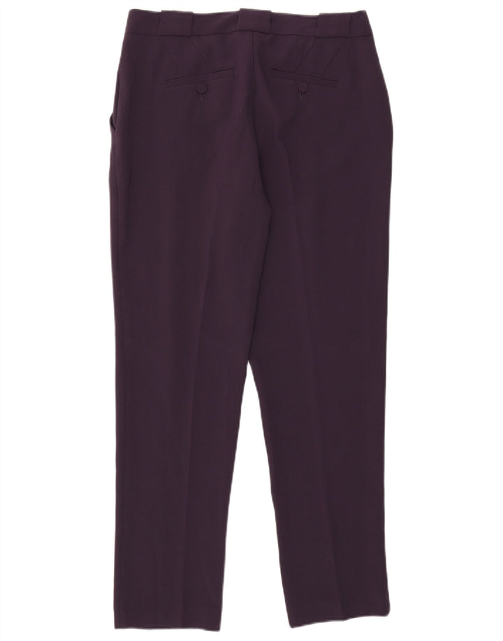 Calça Chino Slim Feminina Benetton IT 42 Médio W30 L28 Poliéster Roxo