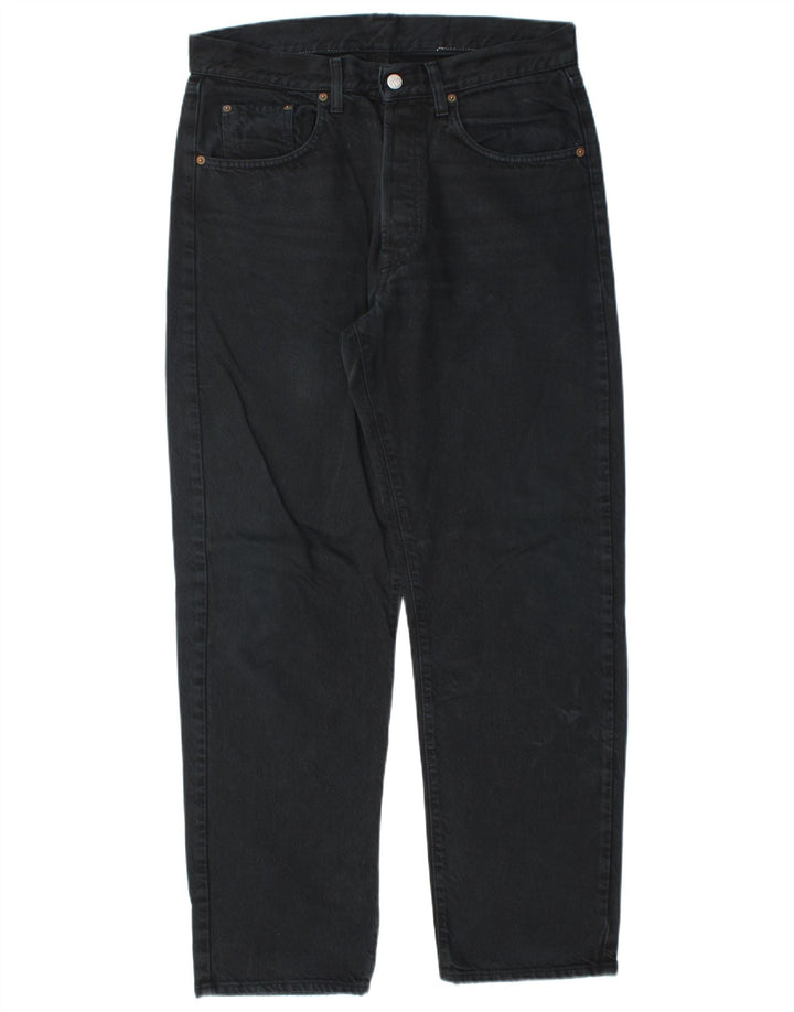 Replay Calça jeans reta masculina W32 L30 preta