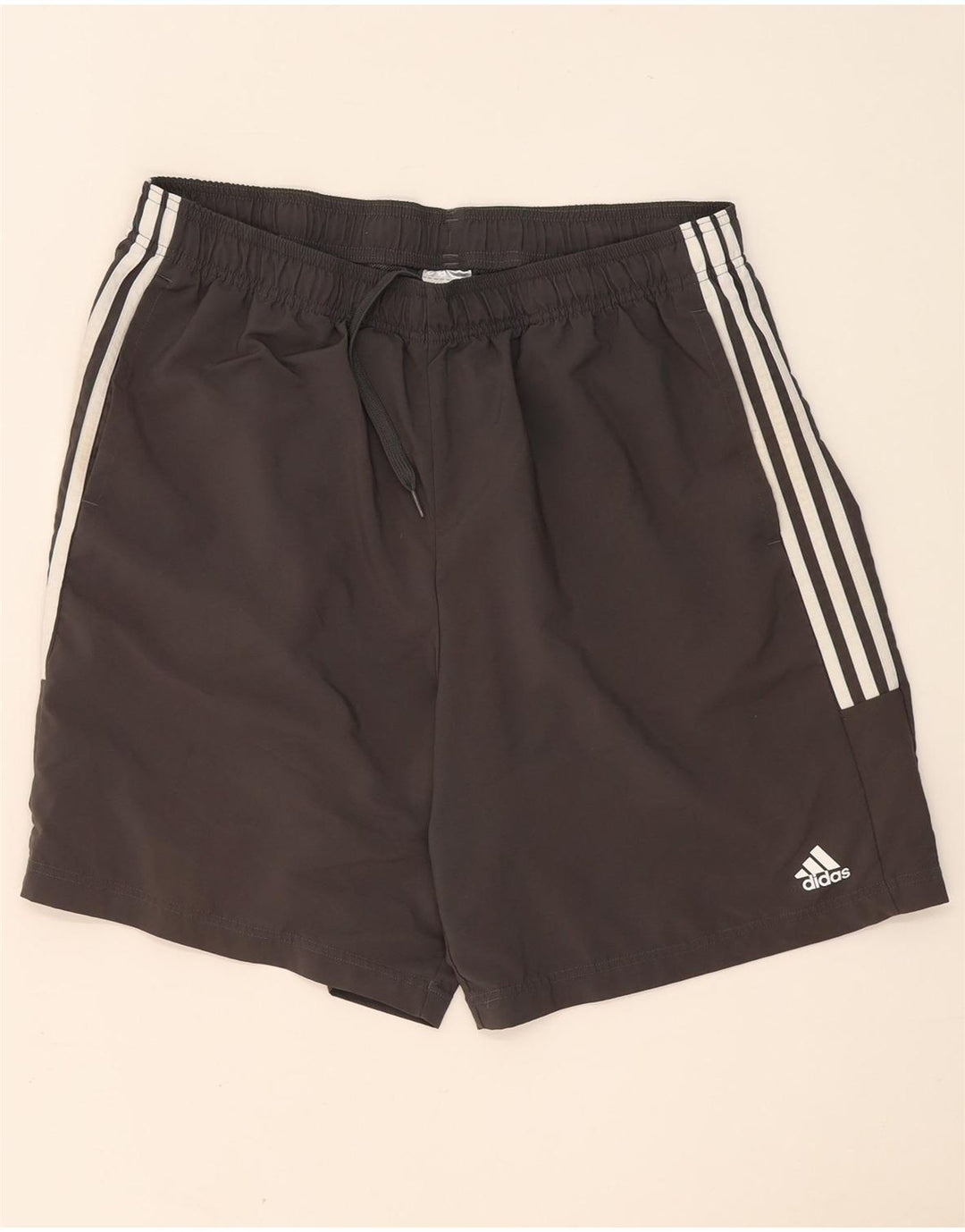 Shorts esportivos masculinos Adidas XL cinza poliéster
