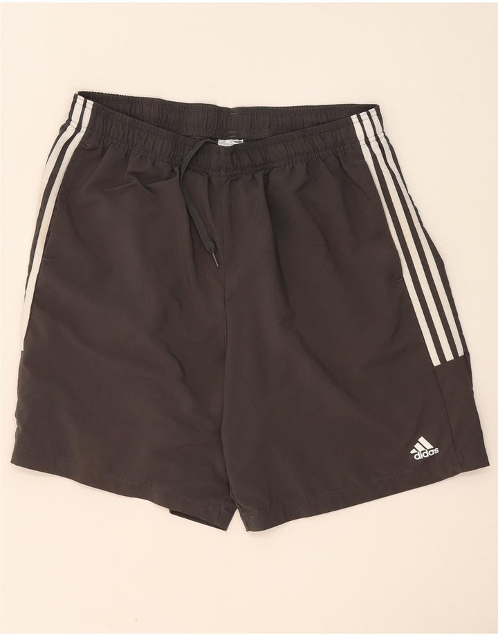 Shorts esportivos masculinos Adidas XL cinza poliéster
